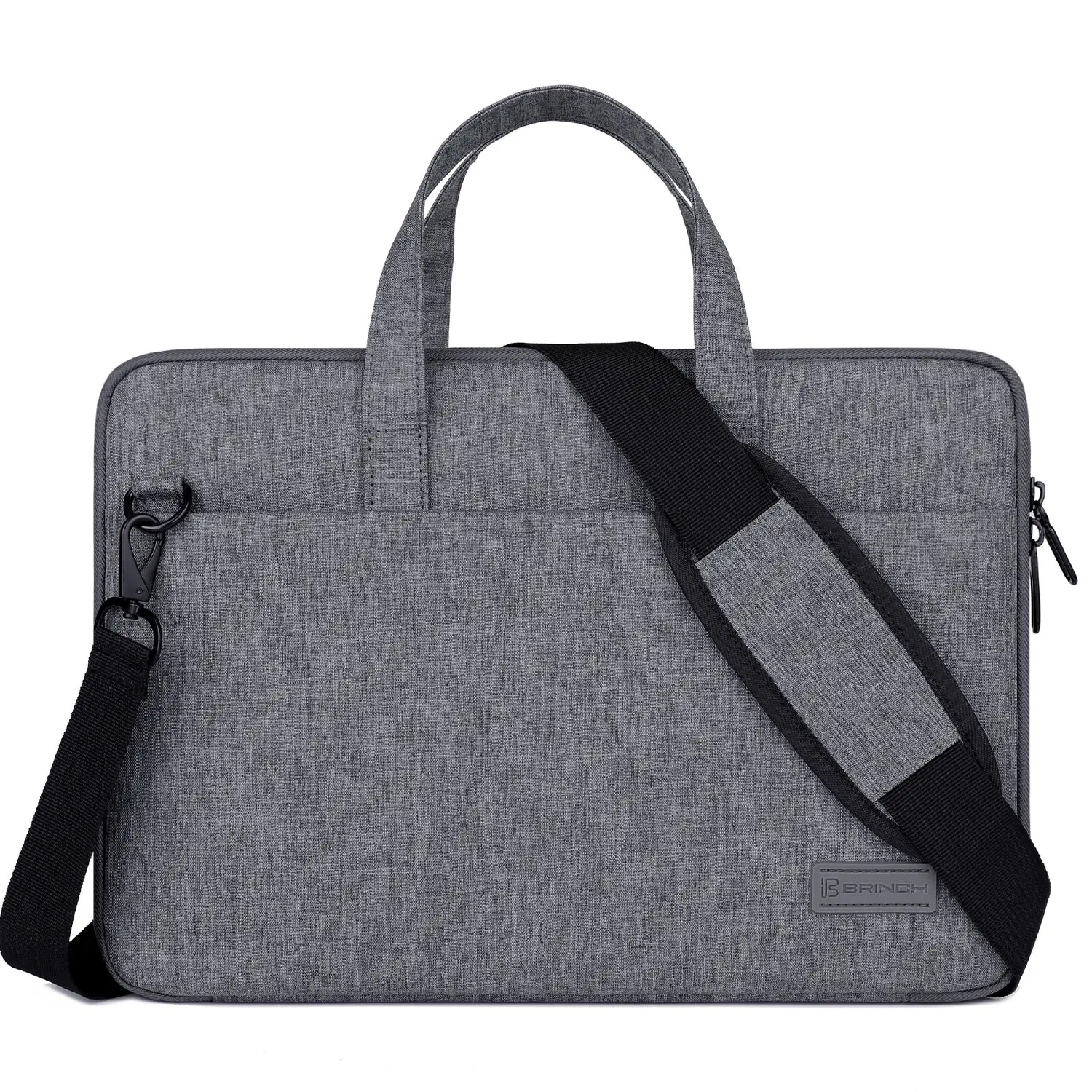 

14 Inch Laptop Briefcase Multi-functional Business Laptop Case Nylon Laptop Handbag with Adjustable and Detachable Straps