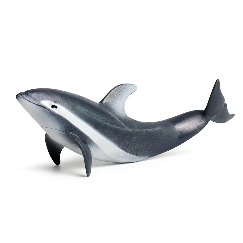 

Early childhood education cognitive toy simulation marine animal model solid dolphin static plastic ornaments hand-made