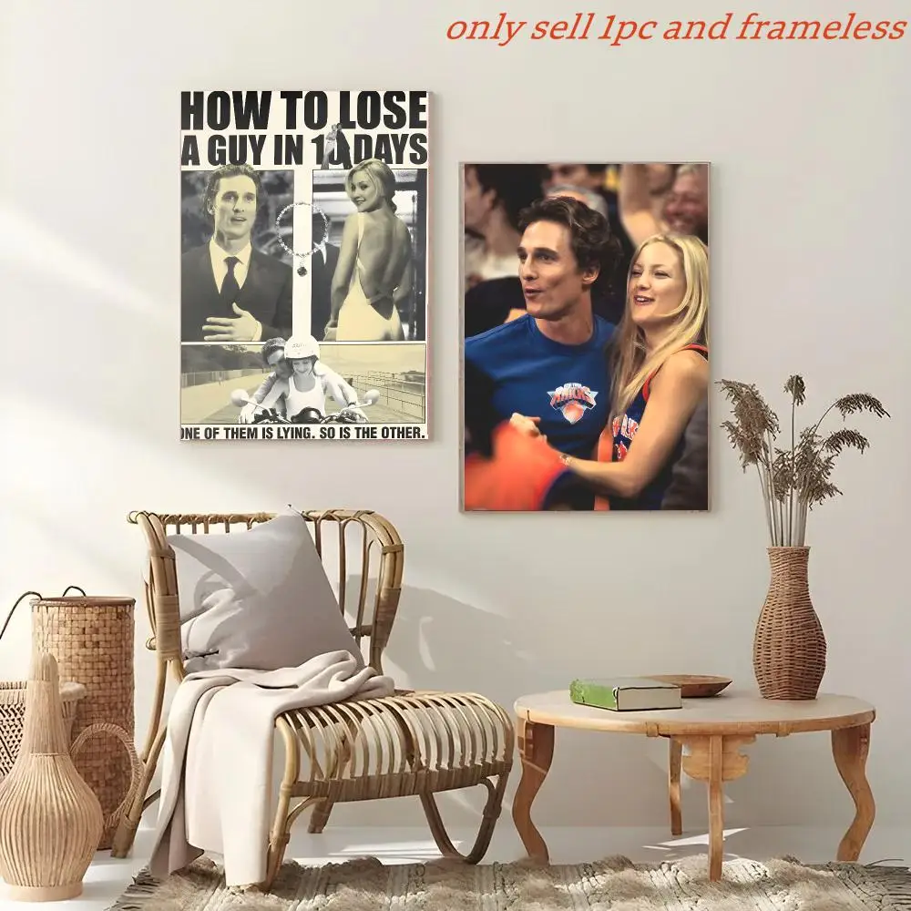How To L-Lose A Guy In 10 Days Film Poster Painting And Print Wall Art Picture For Home Room Decor Gifts
