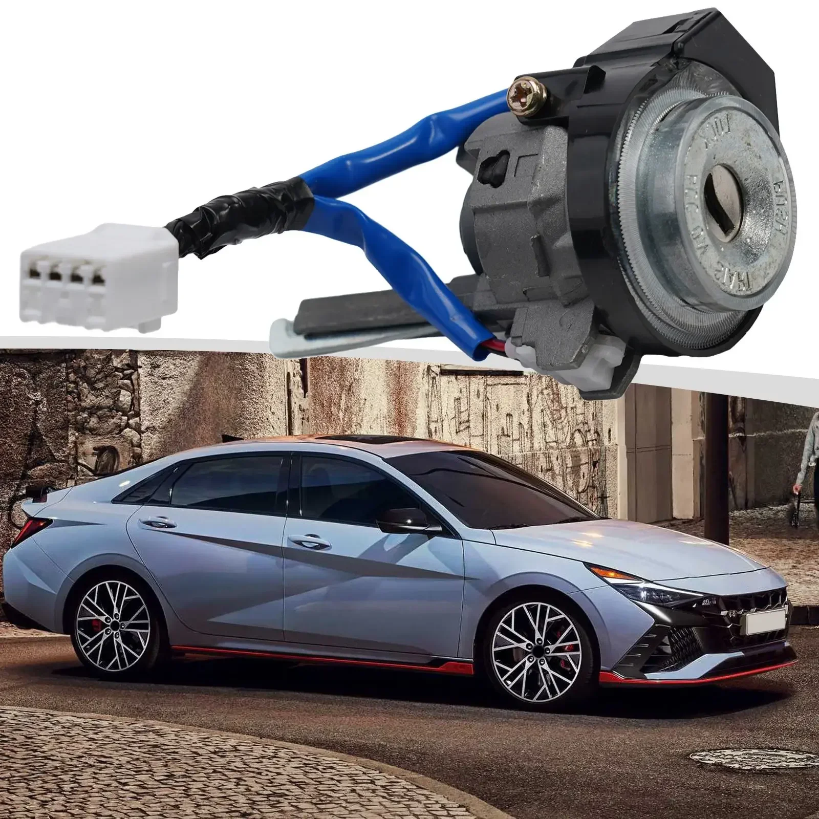 

Upgrade Your For Hyundai Elantra 201116 with Superior Performance Ignition Lock Cylinder Switch 2 Keys Provided