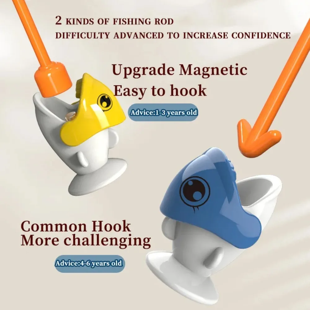 Magnetic Baby Fishing Toy Fishing Rod Fishing Dish Electric Fishing Toy Set Funny Easy Magnetic Fishing Game Toys Toddler Toys