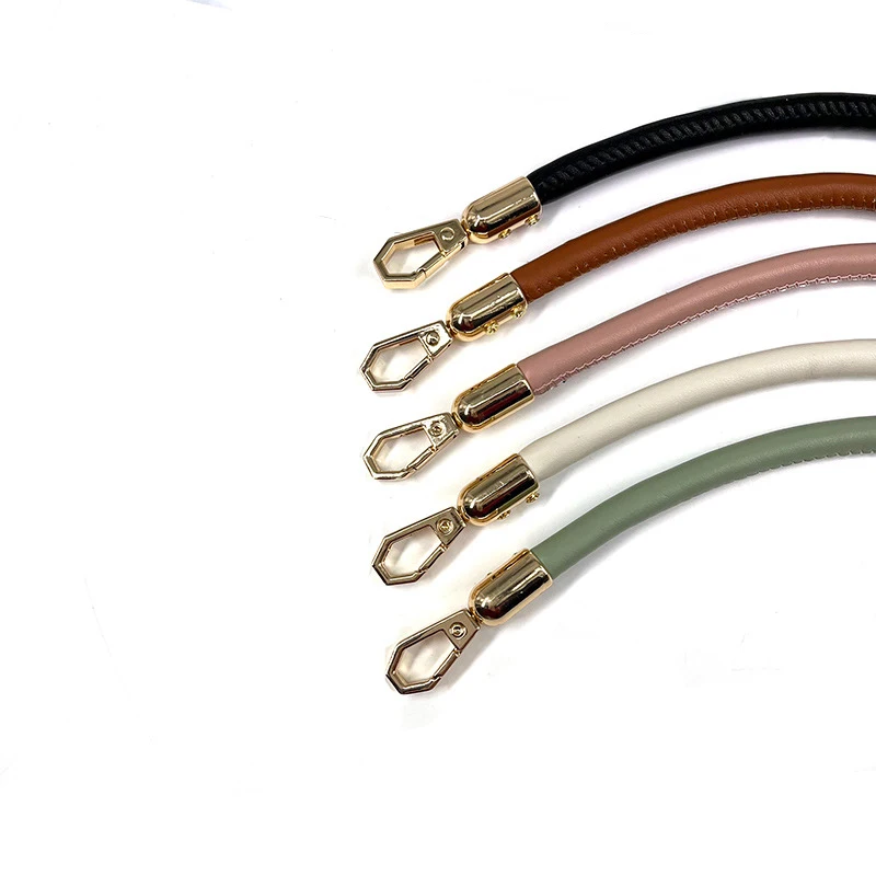 60/115cm DIY Short Bag Belts Pu Leather Braided Rope Handles For Handbag Shoulder Bag Strap  Bag Parts Replacement Bags Belt