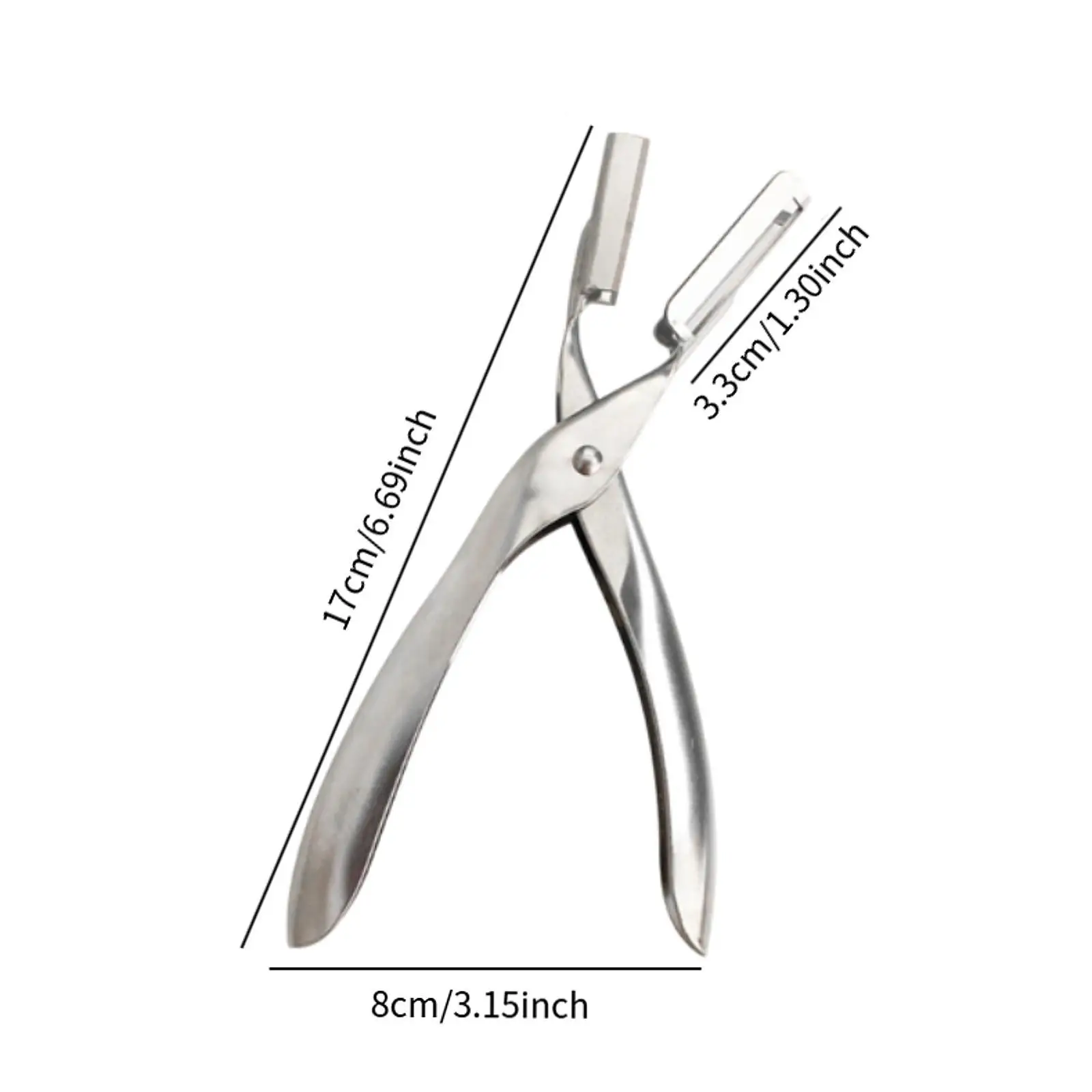 Manual Crawfish Shell Peel Tool Stainless Steel Prawn Opener Reusable Seafood Shelling Gadget Ergonomic Grip for Kitchen Use