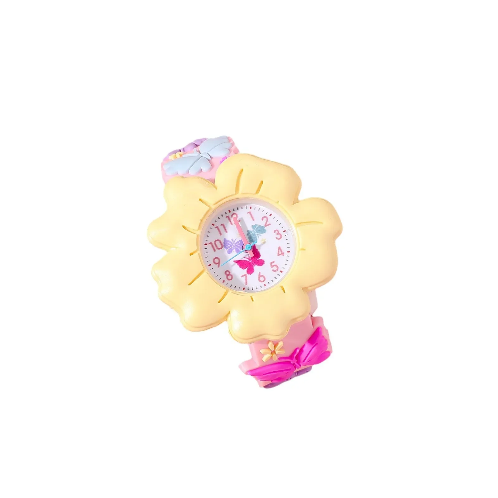 Piccolo orologio a forma di fiore per bambini bambini carino farfalla fiore stile cinese studente bambini versatili orologi al quarzo Reloj