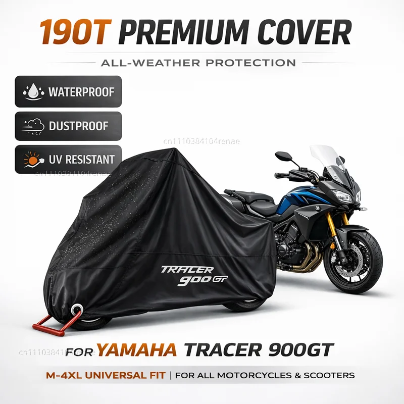 

For YAMAHA TRACER 900GT 700GT 700 900 GT MT09 MT07 MT 07 09 190T Motorcycle Cover Waterproof Dustproof UV Protection All Season
