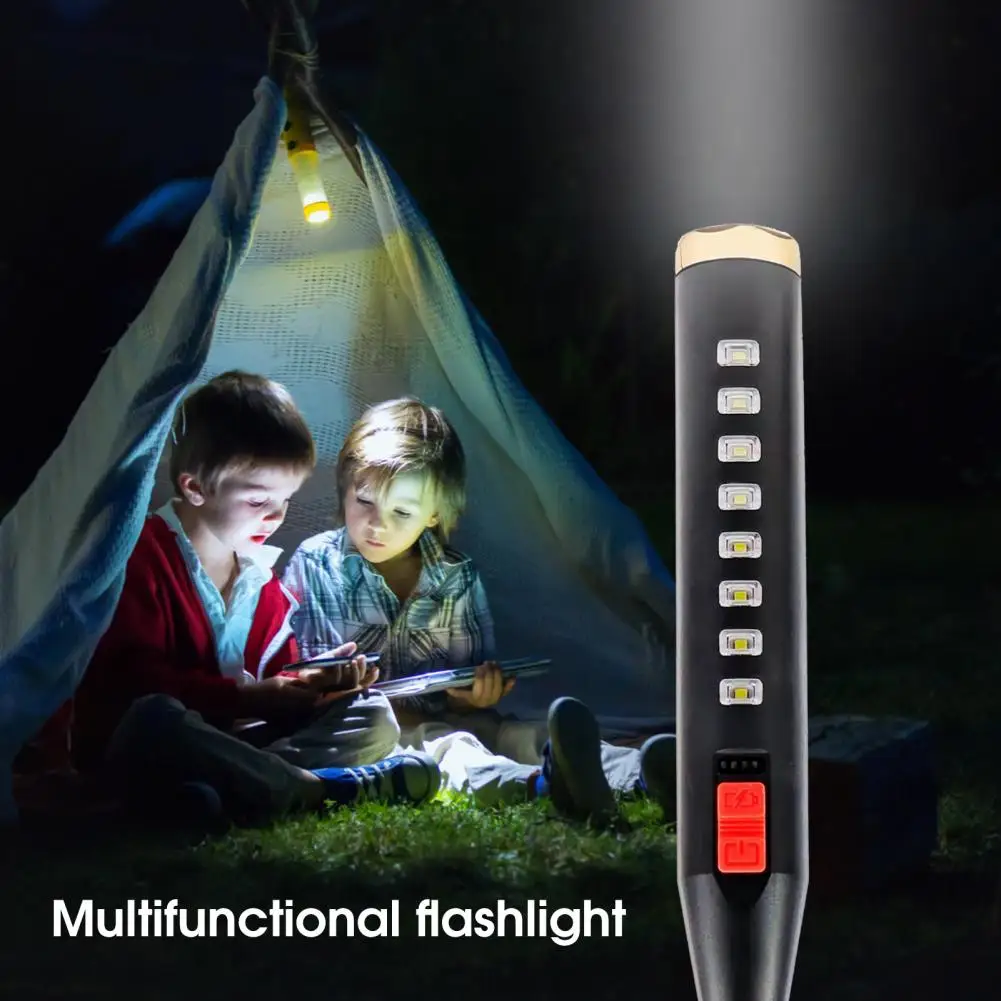 Powerful USB Flashlights Convenient Strong Light Anti-rust Camp Flashlights for Hiking Outdoor Tools