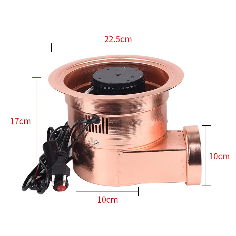 Hot Sale Noiseless Korean BBQ Ventilator Multi-color BBQ Exhaust Fan