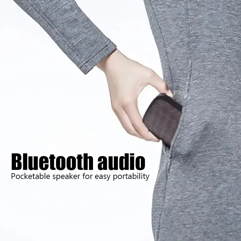 ลําโพงผ้าการเชื่อมต่อไร้สาย Bluetooth กีฬากลางแจ้งแบบพกพารองรับสเตอริโอ Tf Card โทรศัพท์มือถือ Universal