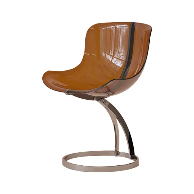 Sofa chair Nordic Internet celebrity dining chair living room home leisure negotiation back chair small apartment acrylic