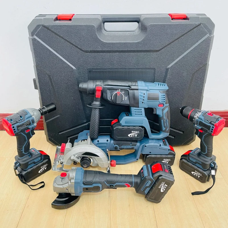 High quality 5-in-1 Brushless Multifunctional Combination Power Lithium Battery Cordless Power Set