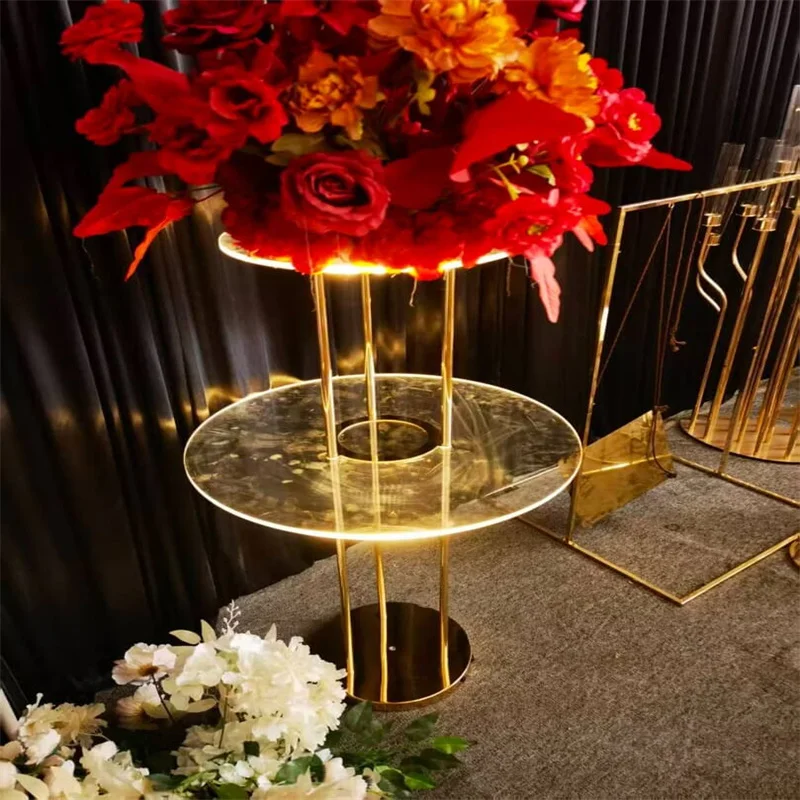 100cm Metal Stand Wedding Acrylic Table Centerpieces  Road Lead Party Decoration