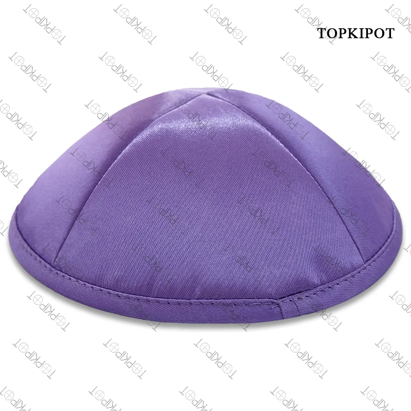 

Kippah Wewish Linen Custom Logo Printing Kippot Silk Embroidered Jewish Line Kippah