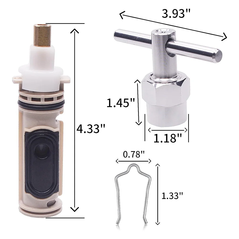 Easily Fix Your Leaky Faucet with 1222 Replacement Cartridge Kit  Posi Temp Faucet Compatible  Easy Installation and Removal