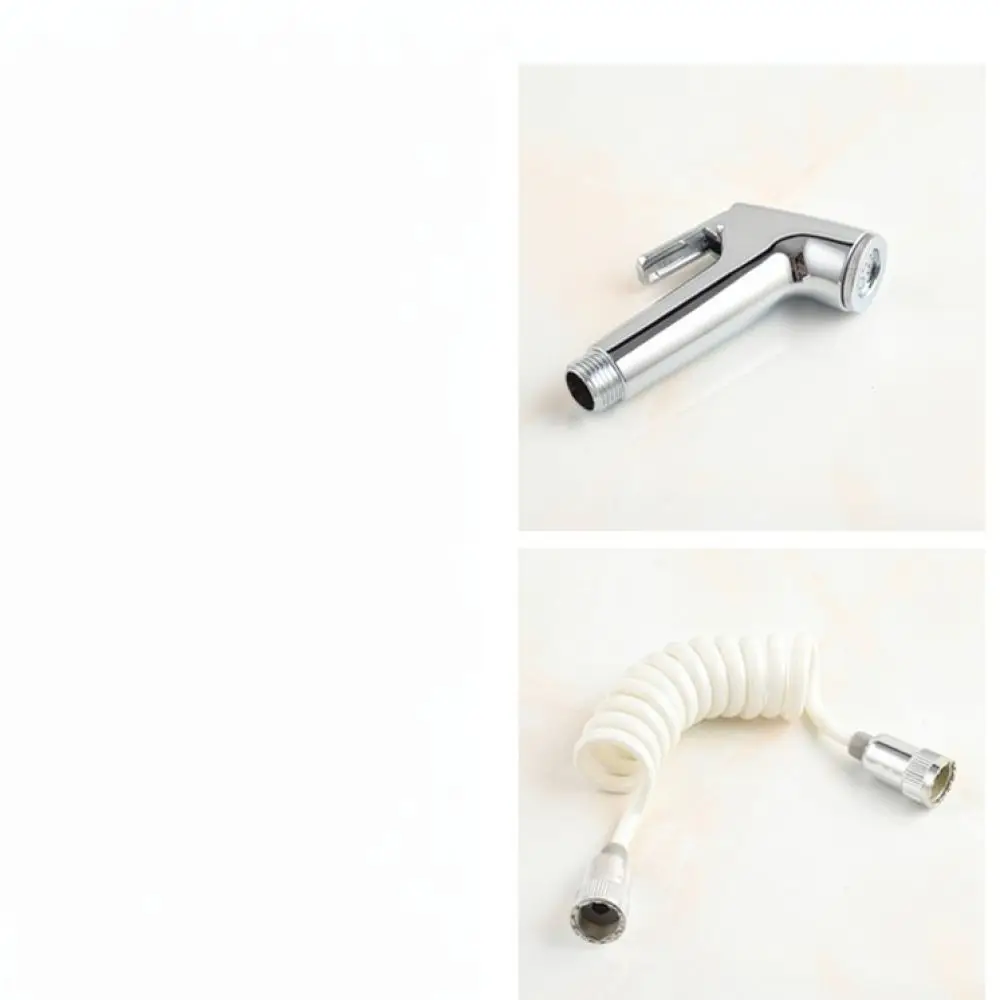 Portable Toilet Bidet Sprayer Applicator Bathroom Pressurized Shower Head Handheld Personal Hygiene Cleaning Set