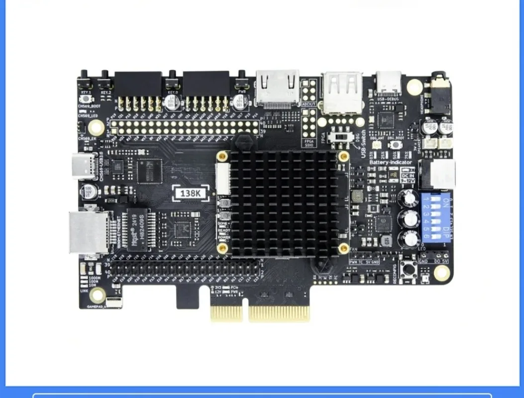 for Sipeed Tang Mega 138K Dock FPGA Development Board, GOWIN GW5AST RISC-V Programmable Logic Development Module