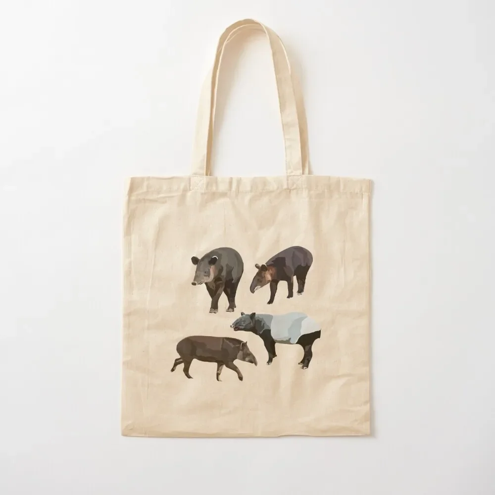 

T is for Tapir Tote Bag women bag Beach bag