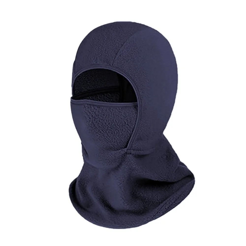 

New Warm Pullover Cap Coldproof Polar Fleece Hooded Hat Windproof Helmet Cap Outdoor Sports