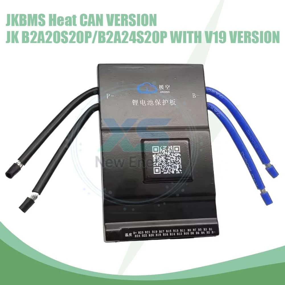 JK BMS B2A20S20PHC 8S 10S 12S 16S 17S 20S JIKONG BMS 200A 36V 48V 60V Li-Ion LTO Batteria Lifepo4 Batteria di Stoccaggio Equilibrio Attivo