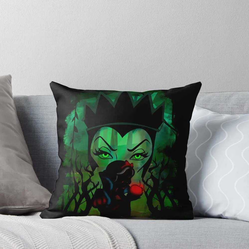 

Evil Queen - Just One Bite Throw Pillow luxury decor Cushions Home Decor Pillowcases Cushion Covers Sofa pillow