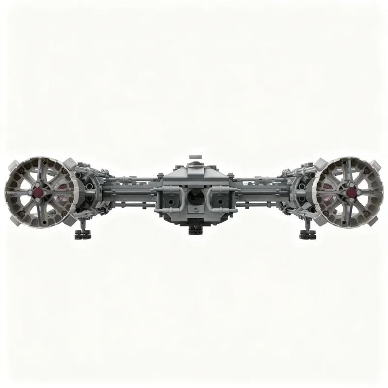 1802PCS MOC Star Battle Movie UCS Resistance Y Wing Model Building Blocks Creative Assembly Display Home Decor Construction Gift view 3