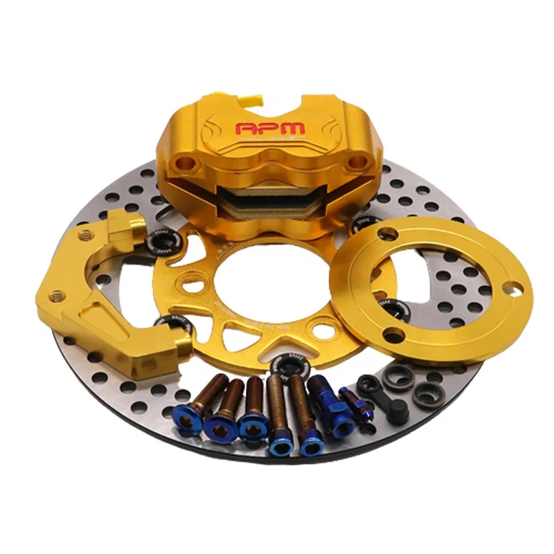 220mm Brake Disc Plate for Motorcycle With Bracket and Screws Front Motorcycle Brake Caliper Set