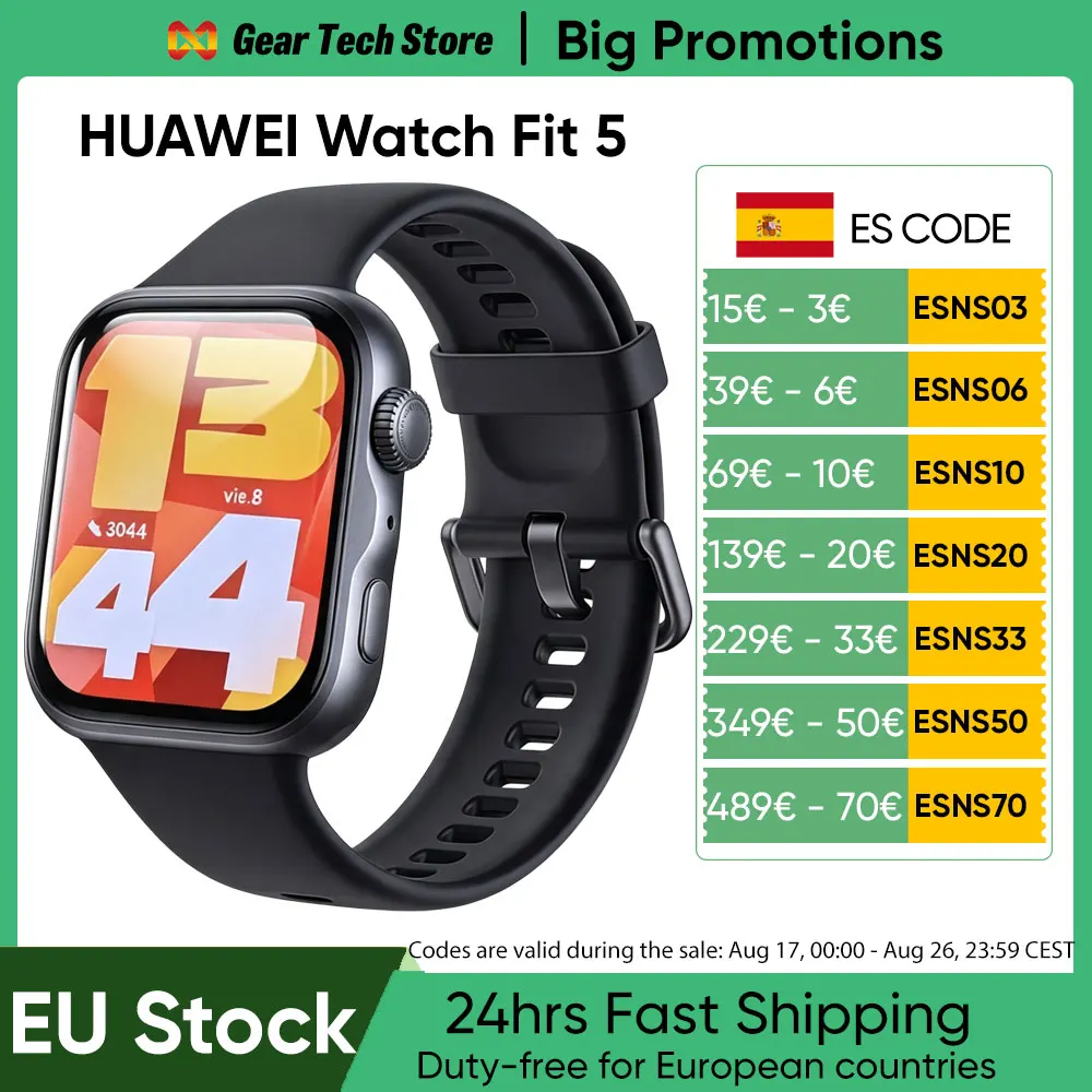 Reloj Inteligente HUAWEI Watch FIT 5 Compatible con iOS y Android