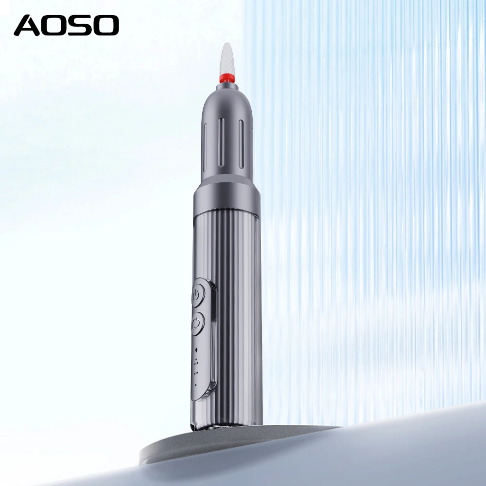 

Professional-Grade Nail File with Base: Portable Electric Nail File for Home Use. Shapes and Polishes in One Step. Achieve Salon