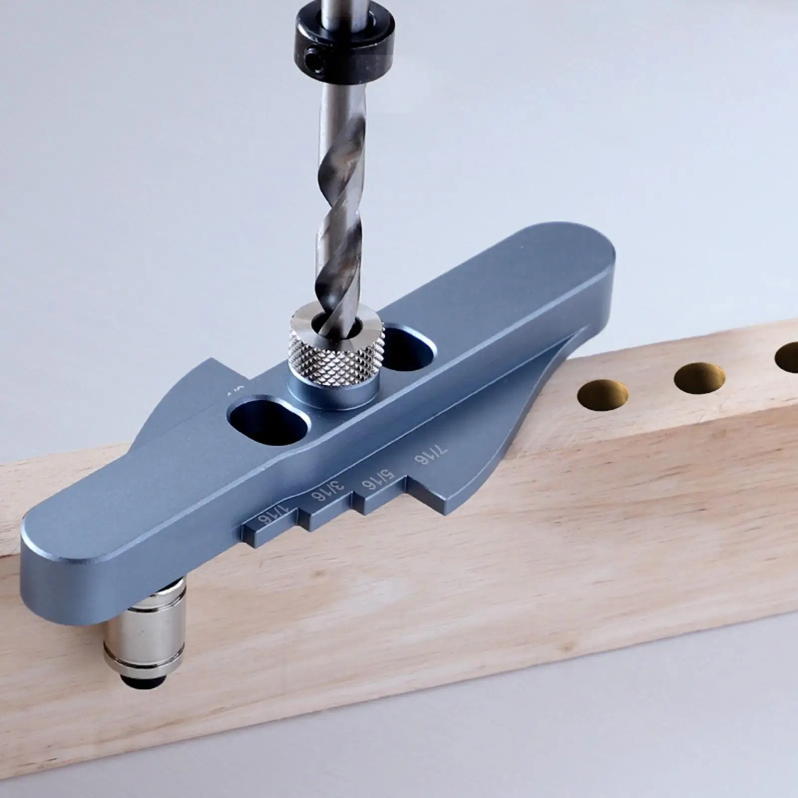 Self Centering Dowel Jig Doweling Hole Guide Positioner Straight Holes Positioner For Woodworking Cabinet Drawer Furniture