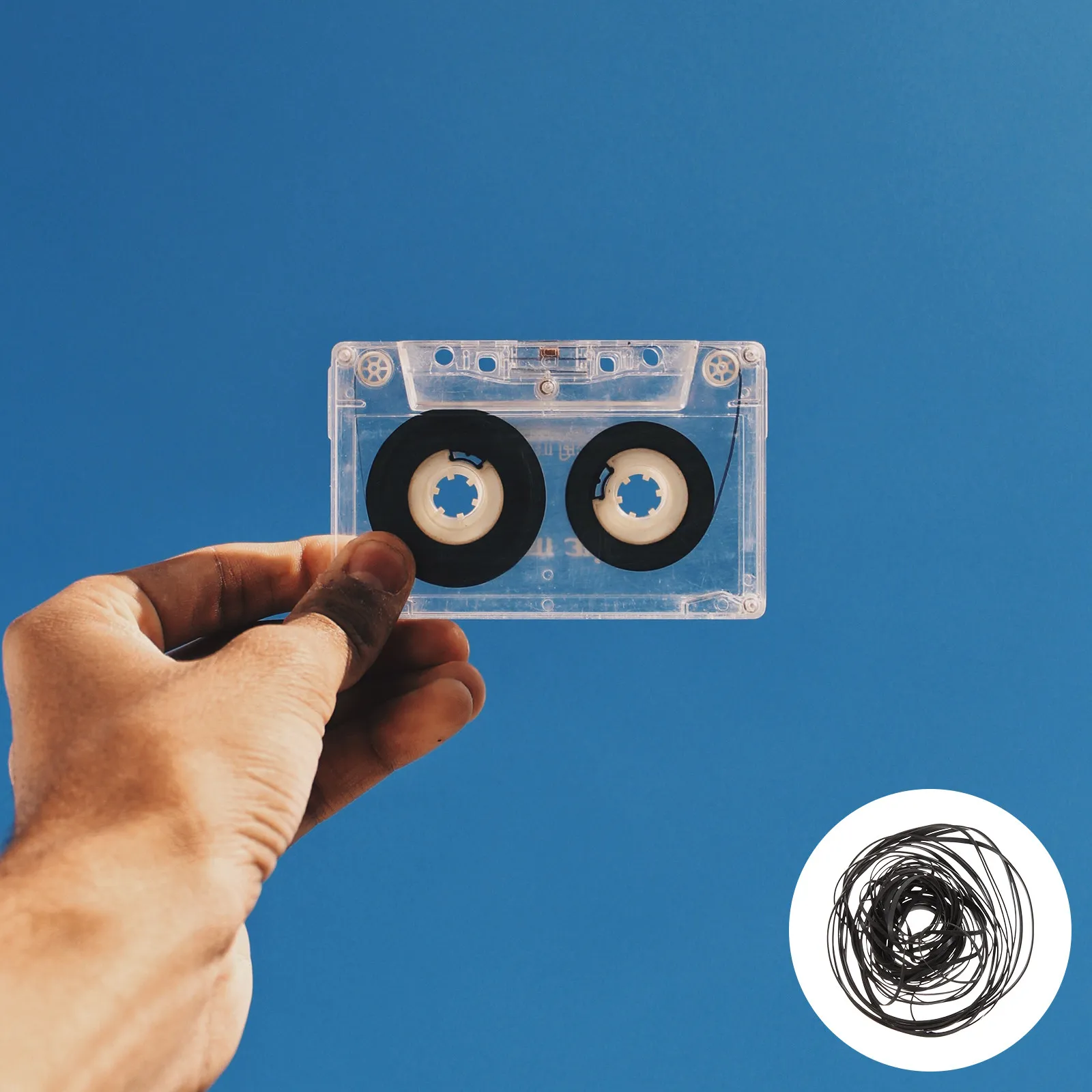 

50 Pcs Belts Cassette Tape Machine Player Replacement Recorder Rubber for Electronics