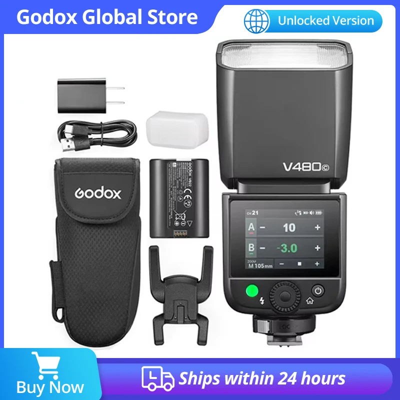 

Godox Ving V480 C/S/N TTL On-Camera Flash for Sony for Canon for Nikon pk V860III TT520III V1PRO