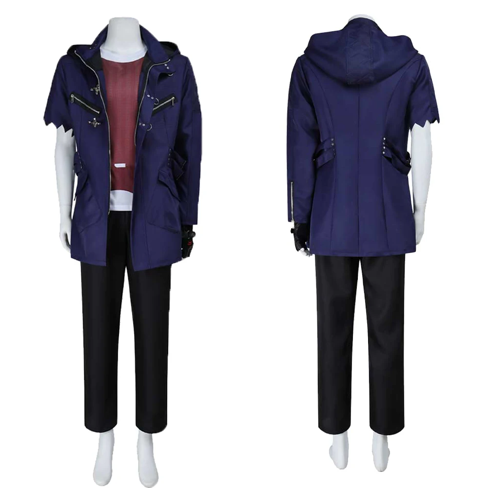 لعبة DMC 5 سراويل نيرو التأثيرية للرجال البالغين ملابس تنكرية للحفلات أزياء الهالوين للرجال بدلات كرنفال #3