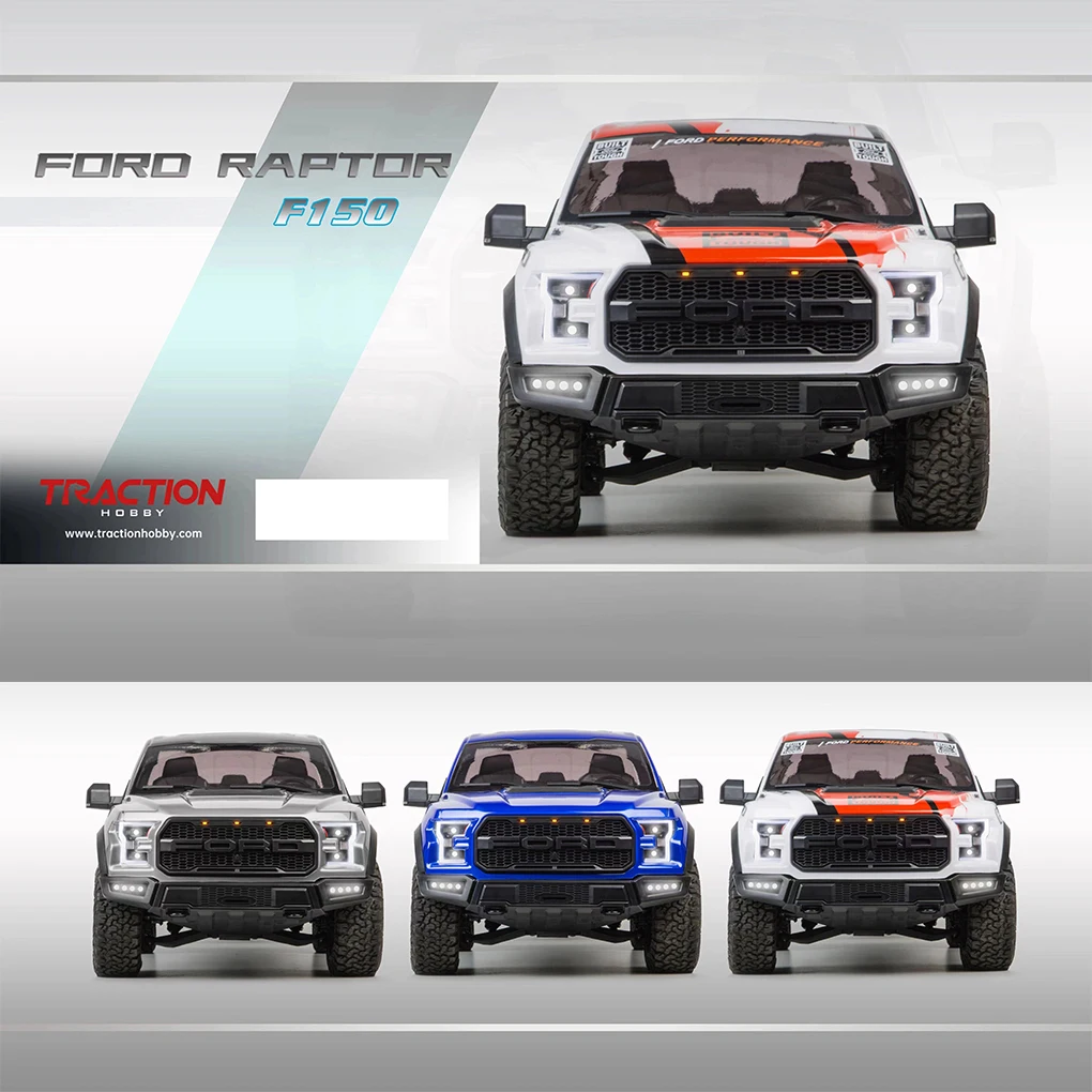 

TRACTION HOBBY KM F150 RTR 2.4GHz 1/8 RC Simulation Electric Remote Control Model Car Crawler Adult Children's Toys Gift