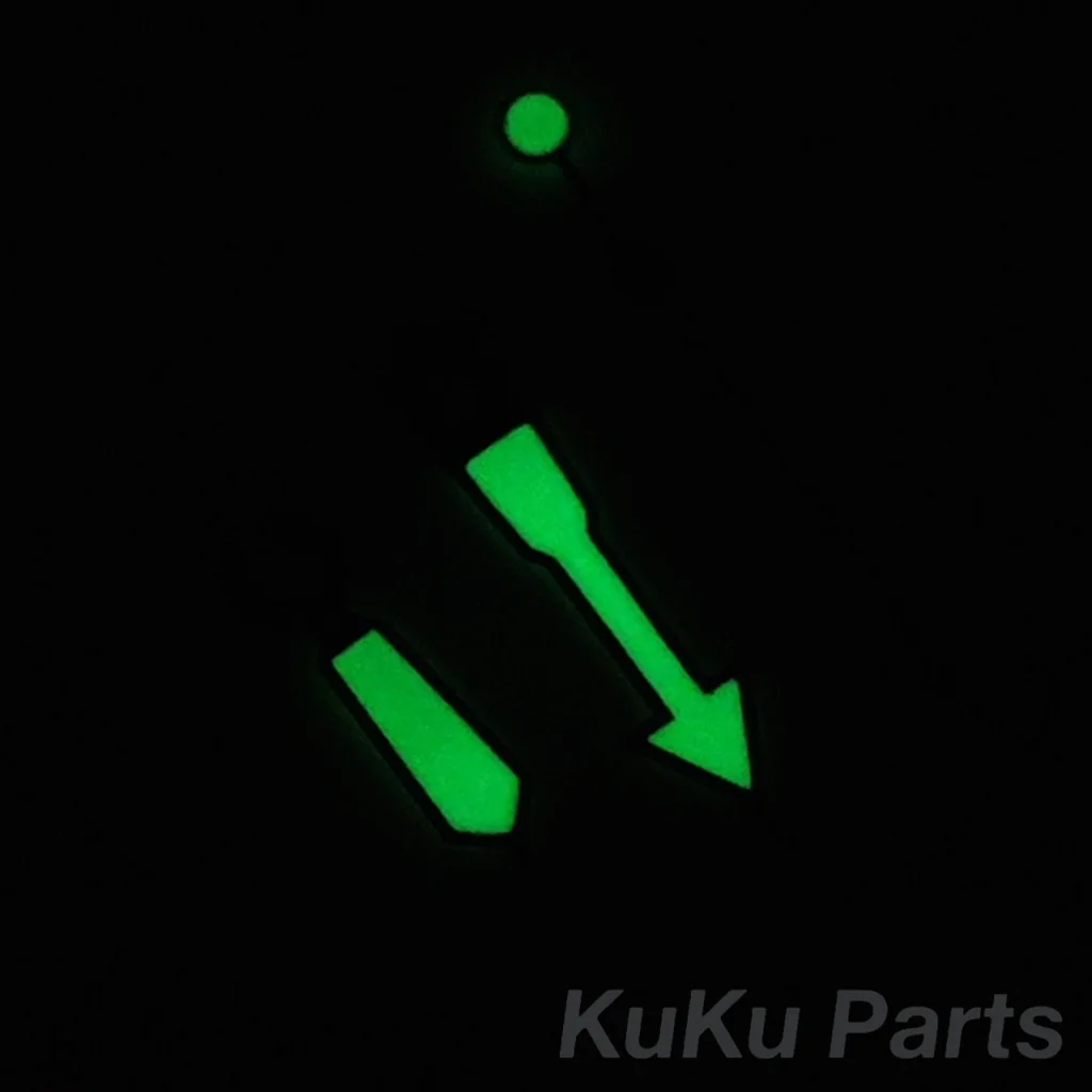 NH35 SKX Hands Green Red Silver Gold Blue Watch Hands For NH34 NH35 NH36 4R 7S Movement 007 009 Watches Pointers Green Luminous