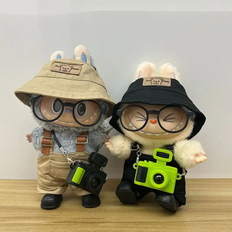 

Милые плюшевые куклы Labu15-17 см первого поколения второго поколения третьего поколения, одежда, наушники, аксессуары для кукол, gif