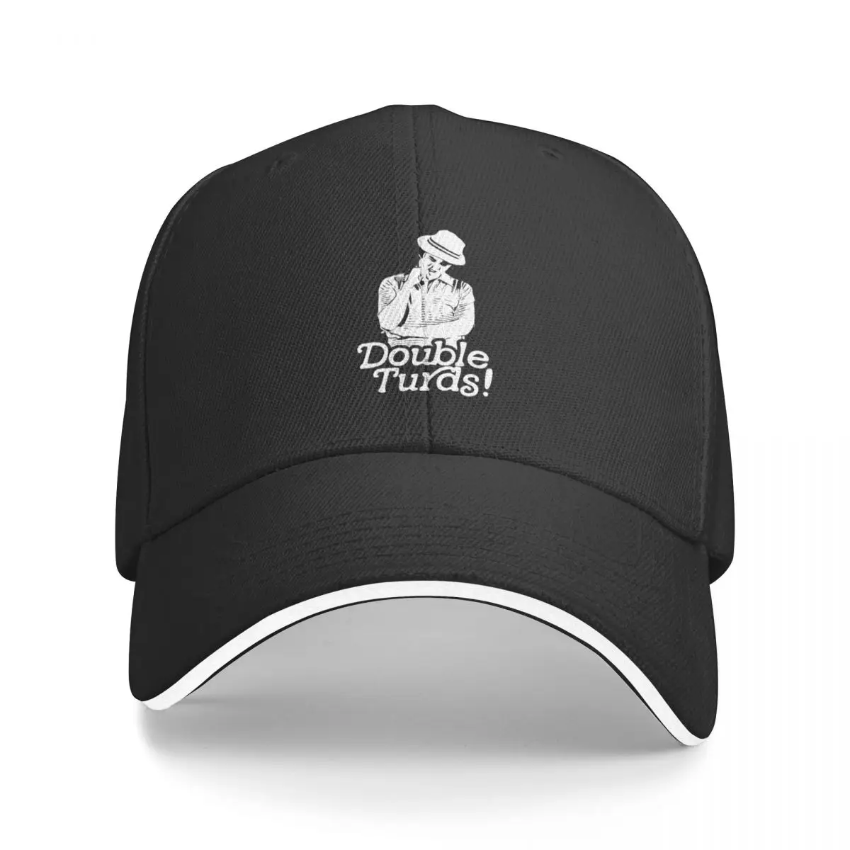 Spaulding Smails Double Turds! Caddyshack Golf Quote Baseball Cap Beach Hood Golf Wear Men Women's