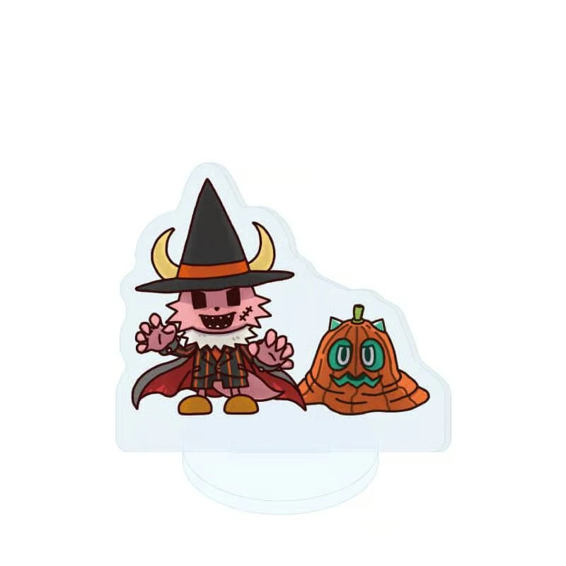 Anime Ponkotsu Quest: Maou to Haken no Mamono-tachi Acrylic Stand Figure Chibi Sign Model Plate Desk Decor Fans Gift Keychain