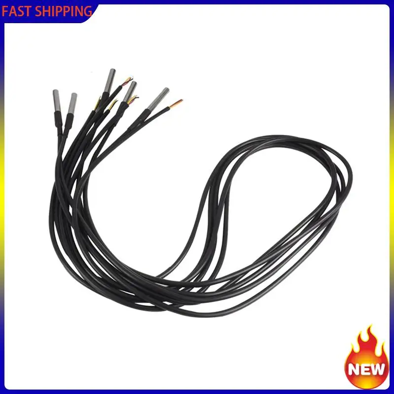 

Especial 40Pcs Waterproof DS18B20 Temperature Sensor, Digital Temperature Thermal Cable Temperature (-55℃- +125℃) - 1 Meter/3.2F