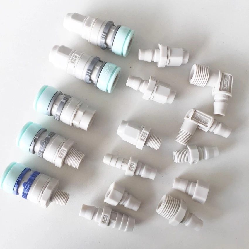 C Type Plastic Water Pipe Joint Quick Plug Connector Corrosion Resistance No Leaks for Home Plumbing