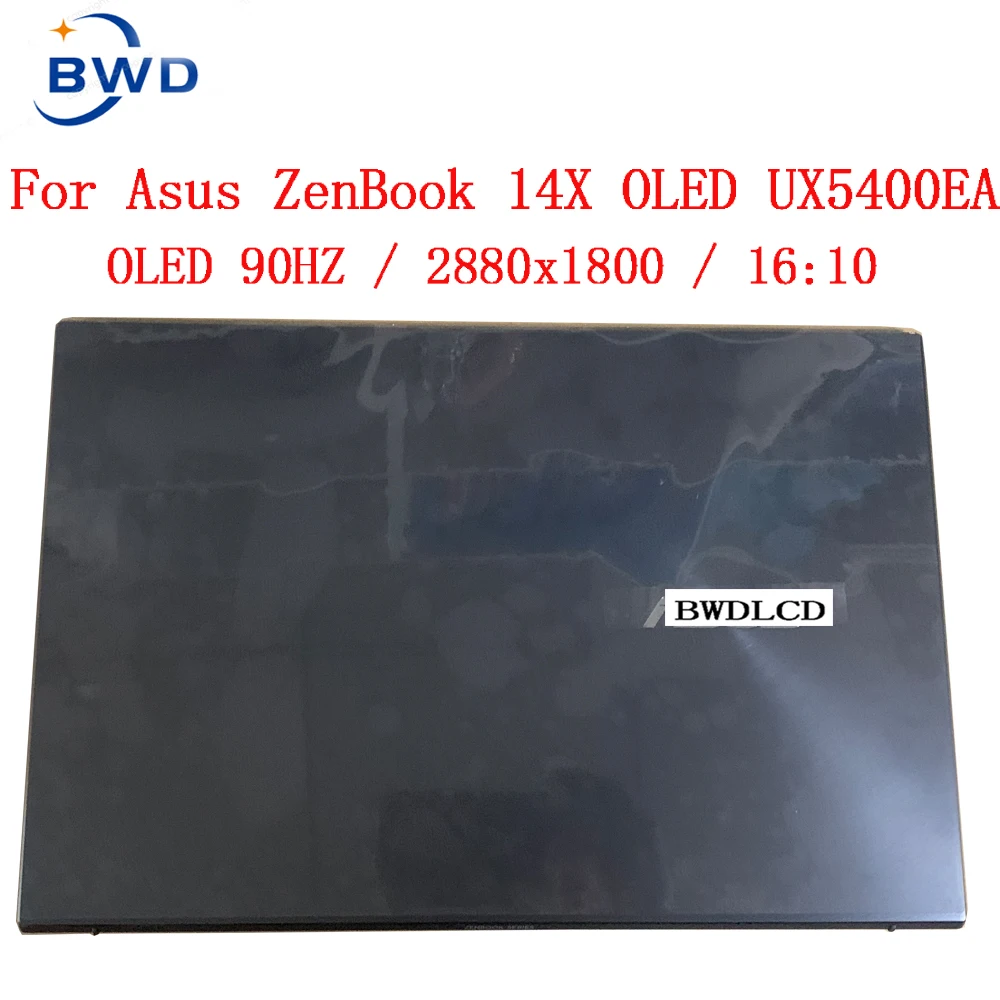 Imagem -02 - Montagem do Digitalizador Lcd 140 Oled 2.8k Parte Superior da Metade para Asus Zenbook 14x Ux5400 Ux5400e Ux5400ea