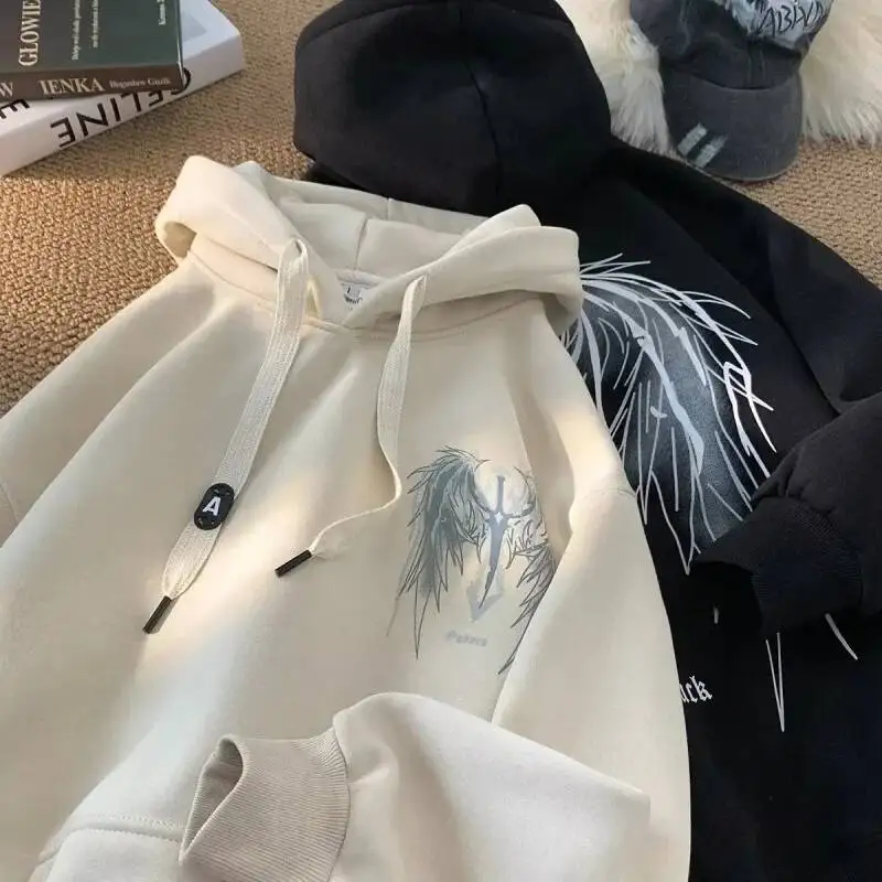 

Spring Autumn Hot Sale Of The Season New Men's Hoodie Oversize American Style Lightweight Loose Fit Teenage Jacket Casual Trendy