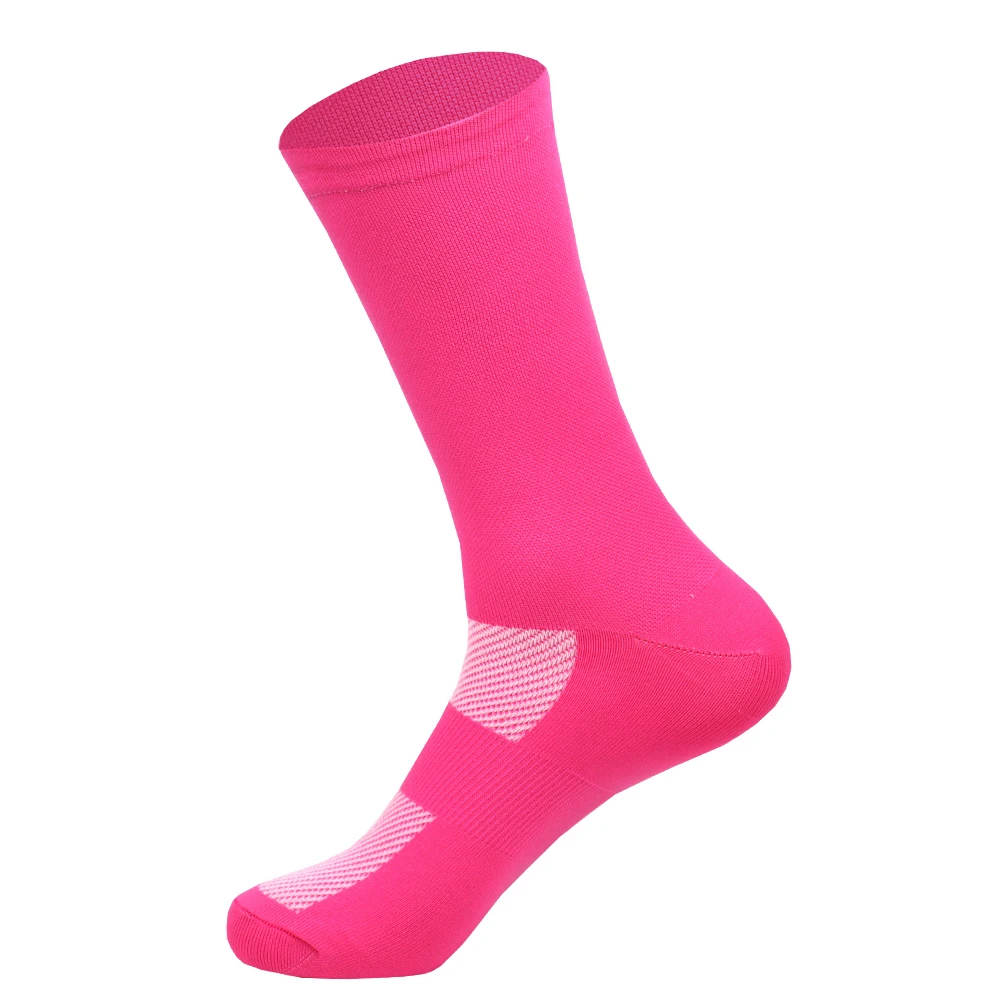2027 White UAE Cycling Socks Non Slip BORAFUL Soccer Socks Cushioned Breathable Running Yoga Basketball Bike Sports Grip Socks view 4