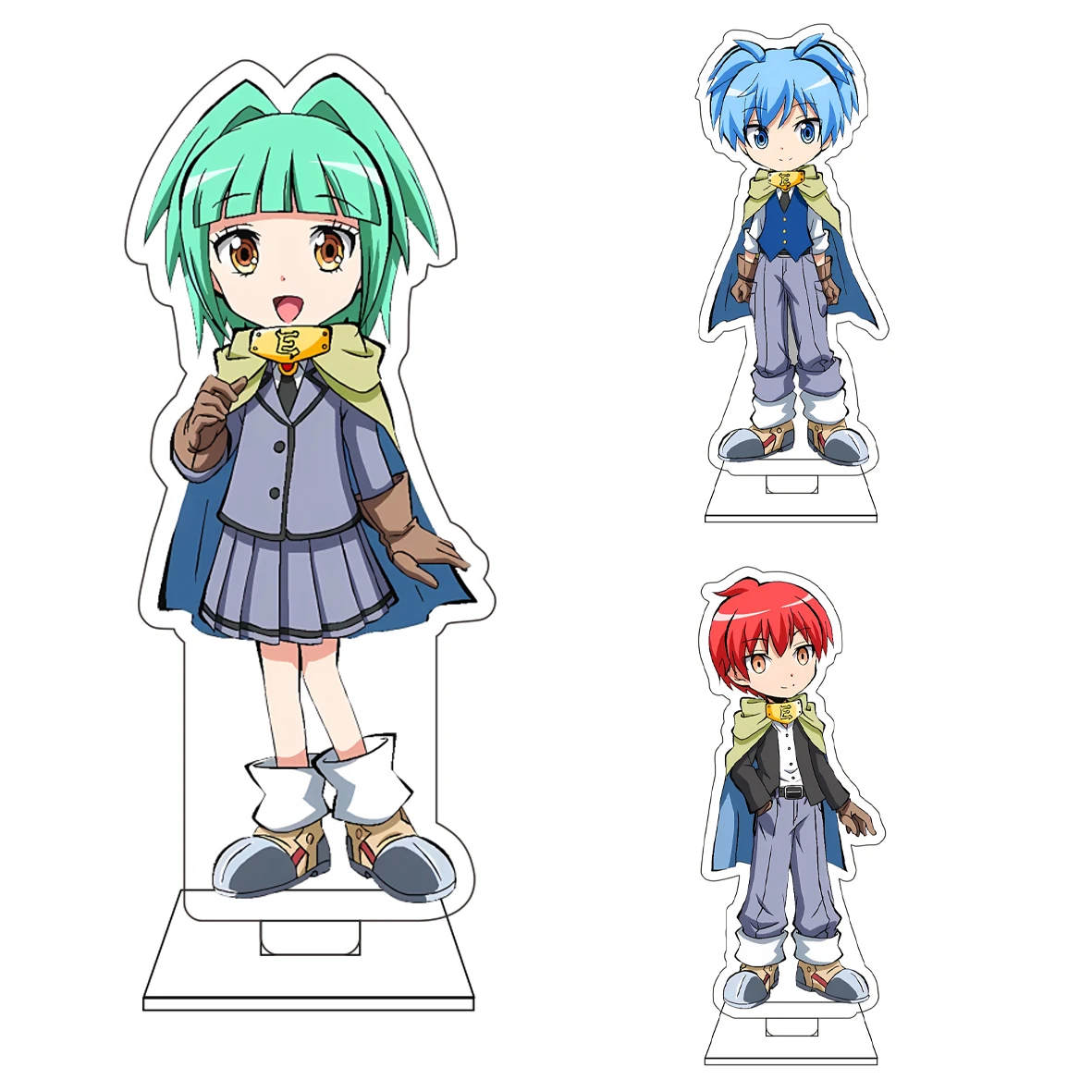Figura de acrílico de 10 cm de Anime Assassination Classroom, Korosensei, Isogai Yuuma, Akabane Karma, para cosplay, decoración y regalos