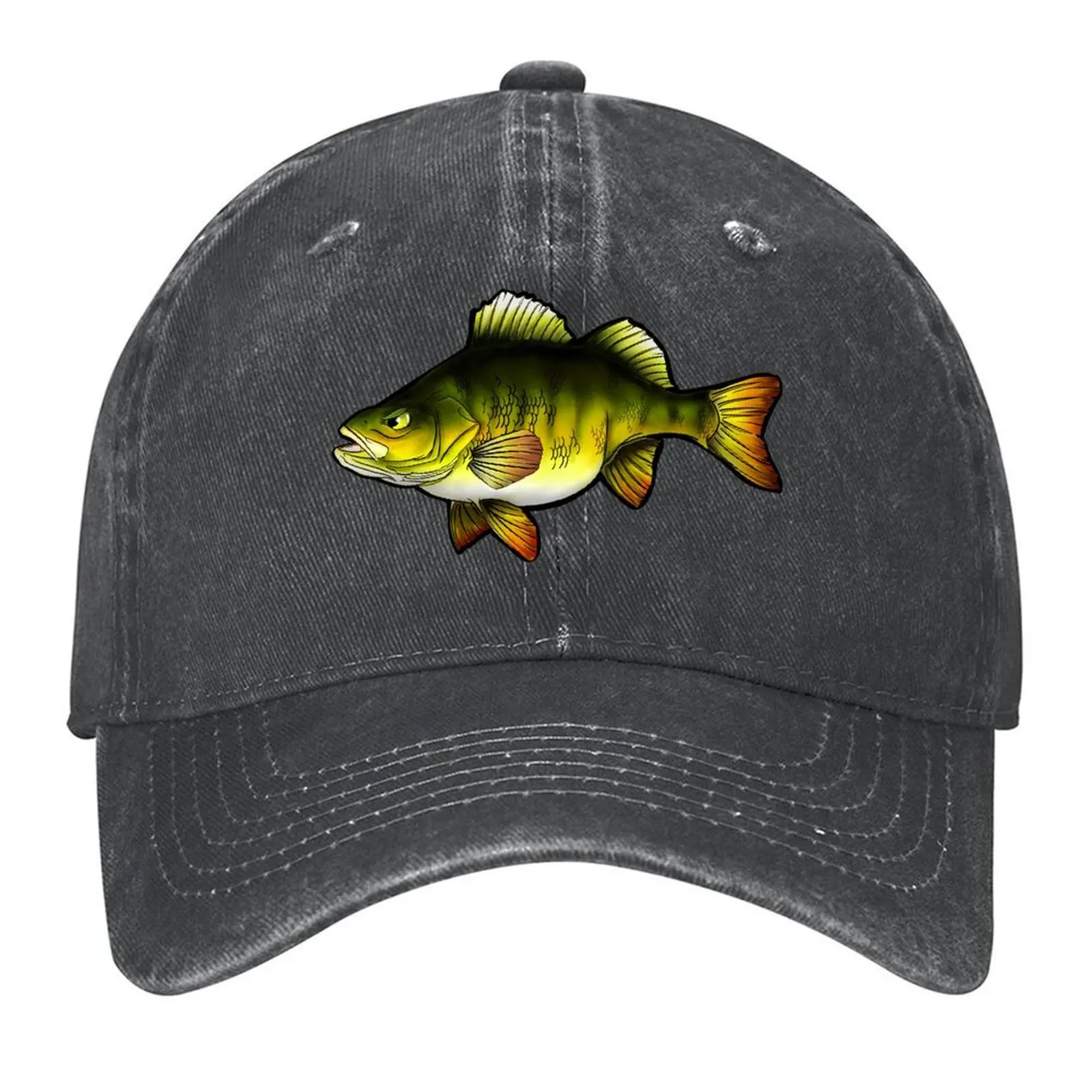 

yellow perch fnf 2 Baseball Cap fashionable |-F-| Uv Protection Solar Hat black Woman Men's