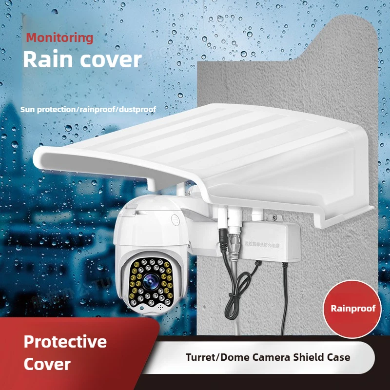Waterproof Rainproof Protective Covers for Security Cameras Turret Dome Camera Shield Case Protection Case for Wall-Mount Camera
