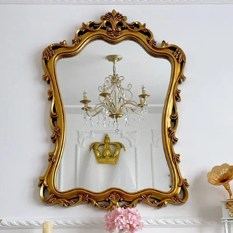 Decorative Mirror Irregular Hanging Bathroom HD Reflection Explosion Proof