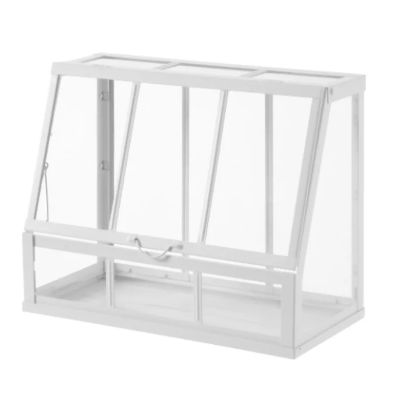 Plastic greenhouse cover white flower room insulation potted plant display cover box