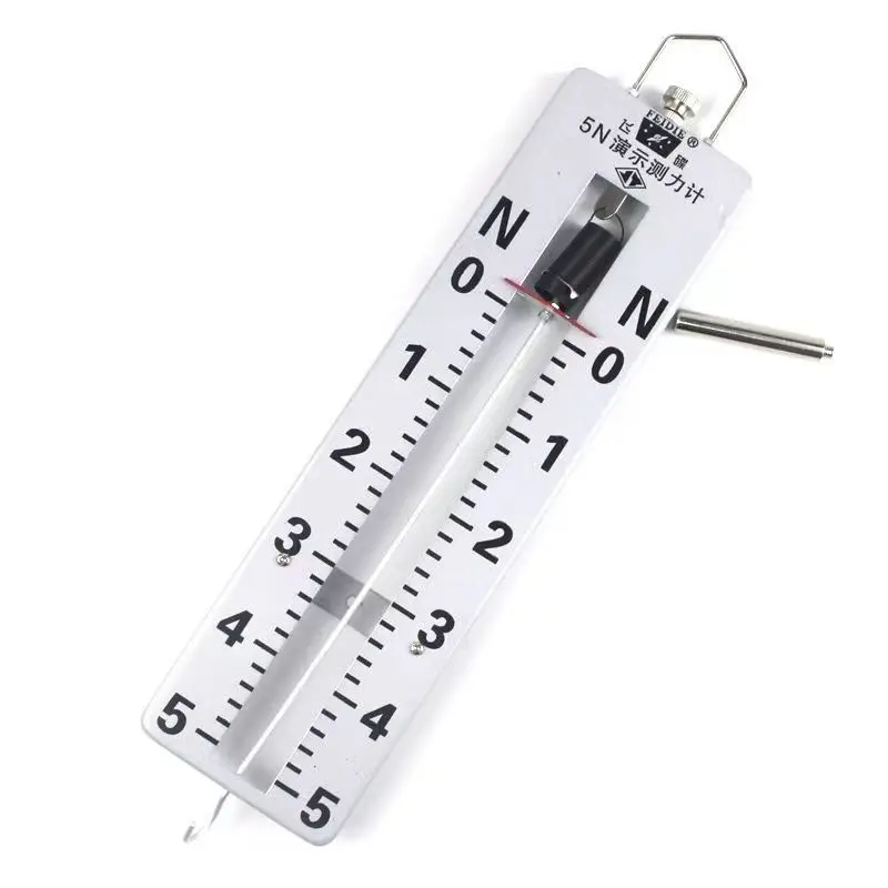 Dynamometer 5N all-metal Physical and mechanical apparatus Measuring teaching instrument free shipping