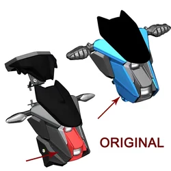Motorcycle Original Accessories Headlight Protective Cover Decorative Cover For Zontes U 125 / U1 125 / U 155 / U1 155 / U1 150