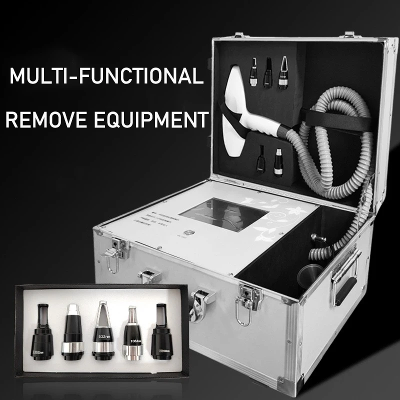 Portable Suitcase with multifunctional Whitening, Mole Removal, Wart Removal, and Pigment Removal, Suitable for Beauty Salons