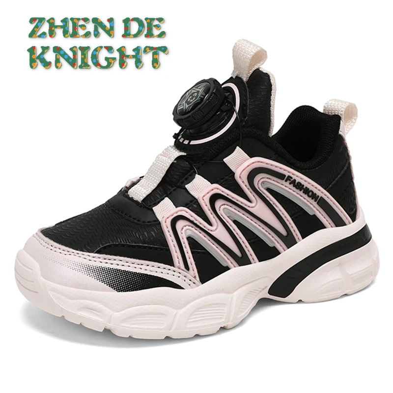 

Children's Sneakers Girls' Sports Shoes Autumn New Mesh Breathable Soft Sole Kids Casual Running Shoes